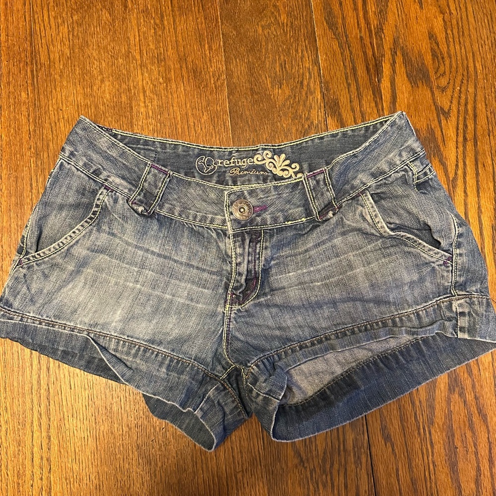 Y2K - Refuge Blue Jean Shorts